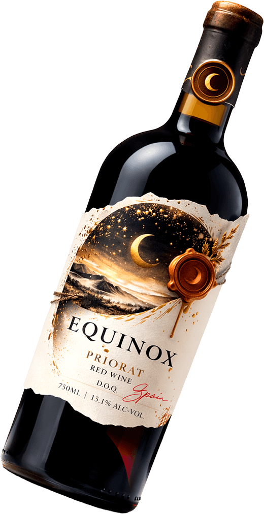 Garrafa de vinho com rótulo Rotlus